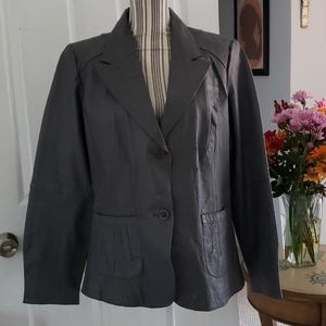 Metro Style Leather blazar